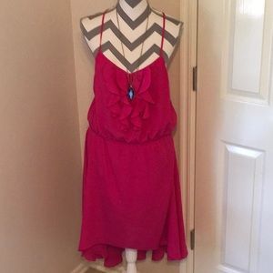 Sexy Hot Pink Bisou Bisou Dress